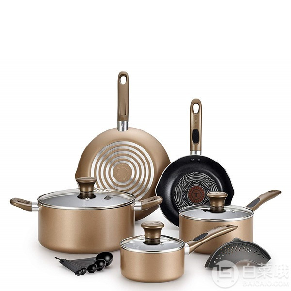 T-fal 特福 带火红点不粘锅14件套 B036SE64672元