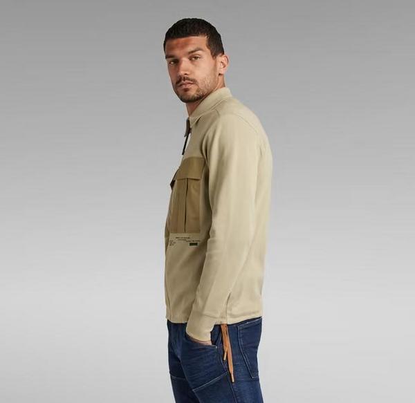 G-Star Raw Tweeter Zip Through 男士工装大口袋外套式衬衫D21193318元