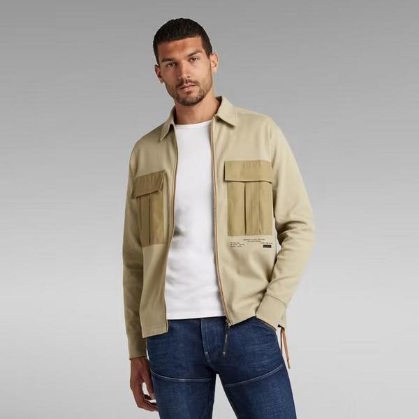 G-Star Raw Tweeter Zip Through 男士工装大口袋外套式衬衫D21193318元