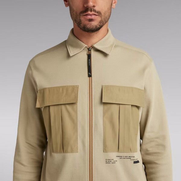 G-Star Raw Tweeter Zip Through 男士工装大口袋外套式衬衫D21193318元