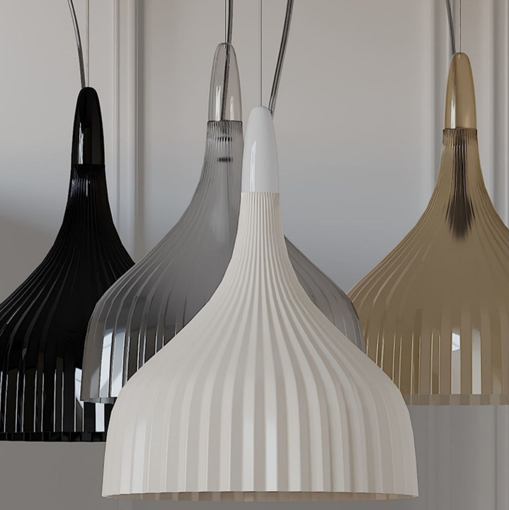 意大利国宝级家具品牌，Kartell È系列 个性简约吊灯 白色447.33元（天猫折后883元）