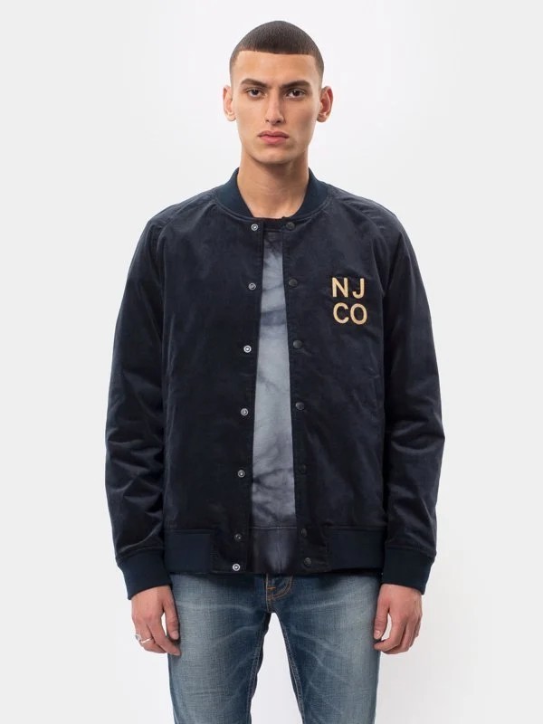 Nudie Jeans Mark Velvet 男士天鹅绒棒球服夹克1180元