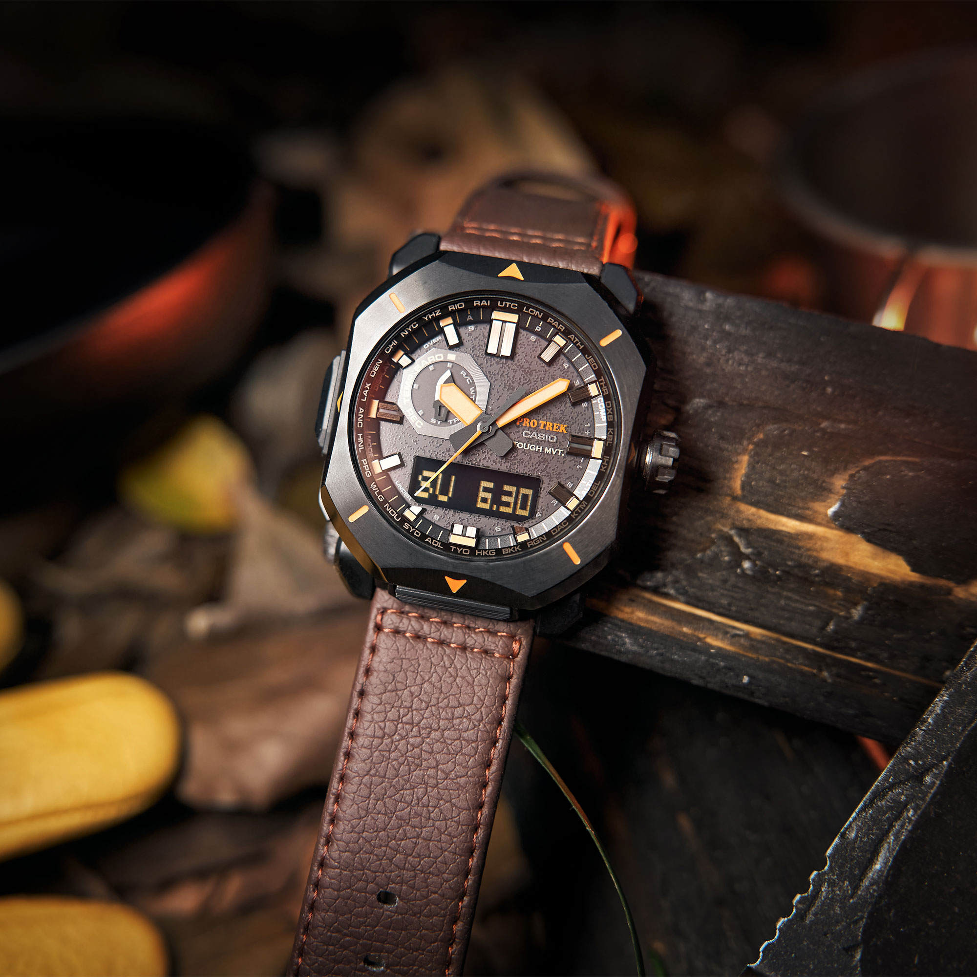 Casio 卡西欧 Field Survivor系列 PRW-6900YL-5 三重感应 太阳能电波表史低2124元（京东3690元）
