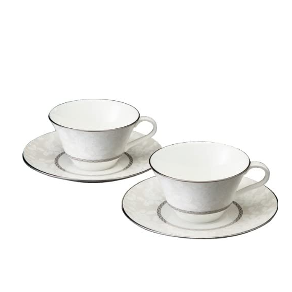 Narumi 鸣海 Milano Bianca系列 骨瓷茶/咖啡对杯套装210cc 2组336.77元
