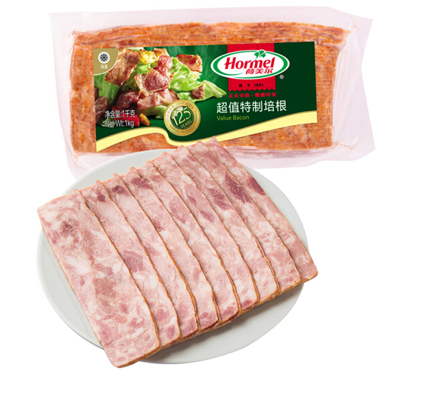 Hormel 荷美尔 超值精选培根150g*3袋*2件49.8元（8.3元/袋）