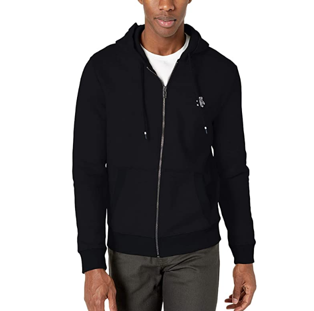 库存浅，Original Penguin 企鹅牌 男士长袖拉链连帽卫衣312.62元