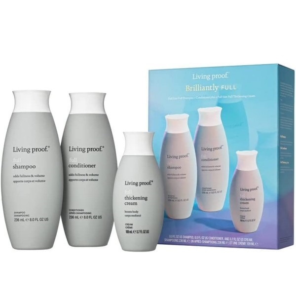 美国高级护发品牌，Living Proof Brilliantly Full 洗护三件套226元