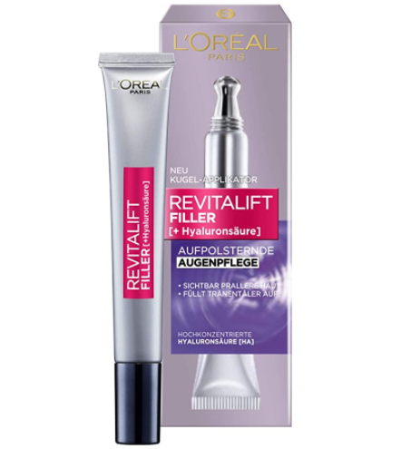L'Oreal Paris 欧莱雅 复颜玻尿酸水光充盈导入眼霜15mL69元