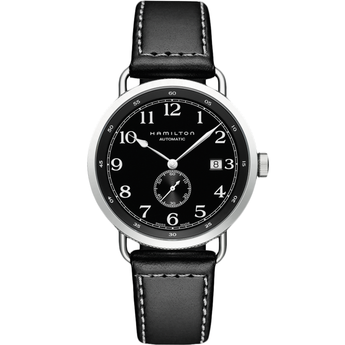 Hamilton 汉密尔顿 Khaki Navy Pioneer卡其海军先锋系列 H78415733 小秒针机械男表3585元（中文官网8150元）