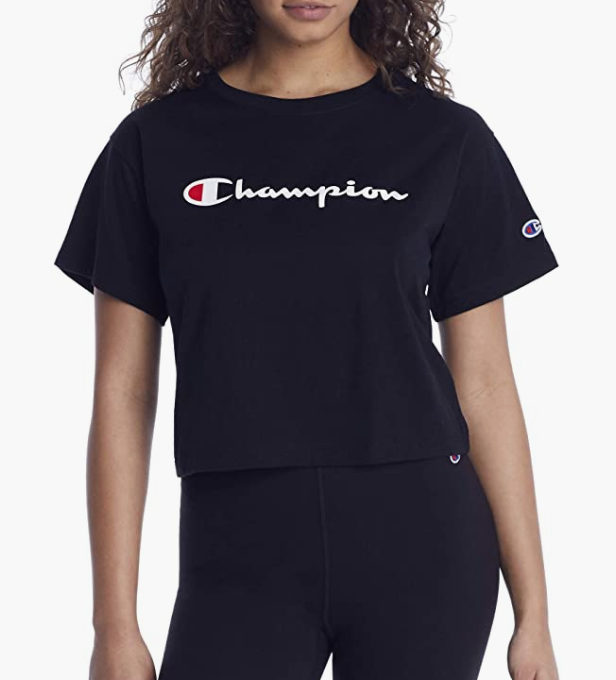 Champion 冠军 女士印花短款T恤 W5950P77.55元