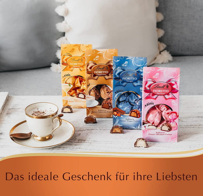 Lindt 瑞士莲 松露形夹心巧克力礼盒 138g*4盒180.62元