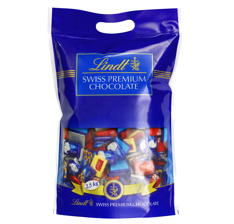 Lindt 瑞士莲 Napolitains 精选缤纷小块装巧克力 2.5kg437.07元