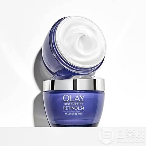 Olay 玉兰油 Retinol24 视黄醇夜间保湿霜晚霜50g+眼霜15mL202.63元（可3件92折）