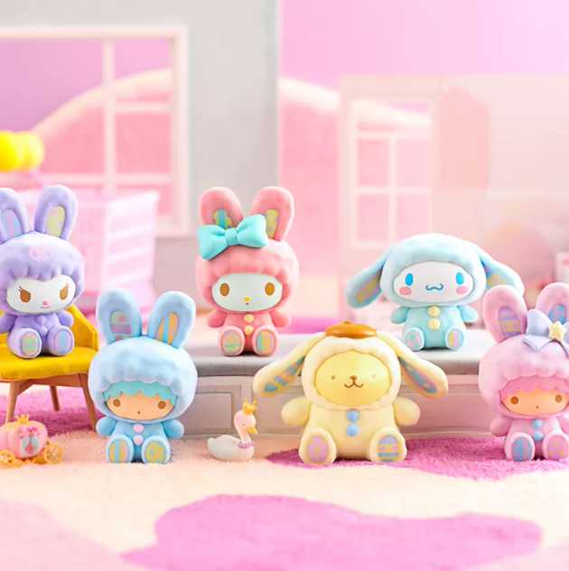 miniso 名创优品 三丽鸥兔兔系列 植绒盲盒29.1元包邮（需领券）