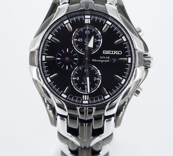 Seiko 精工 Essentials系列 SSC139 三眼计时太阳能男表1438.31元