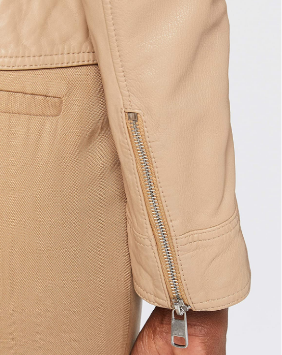 HUGO Hugo Boss 雨果·博斯 Jabelia 女士羊皮短款夹克 504298501376.8元