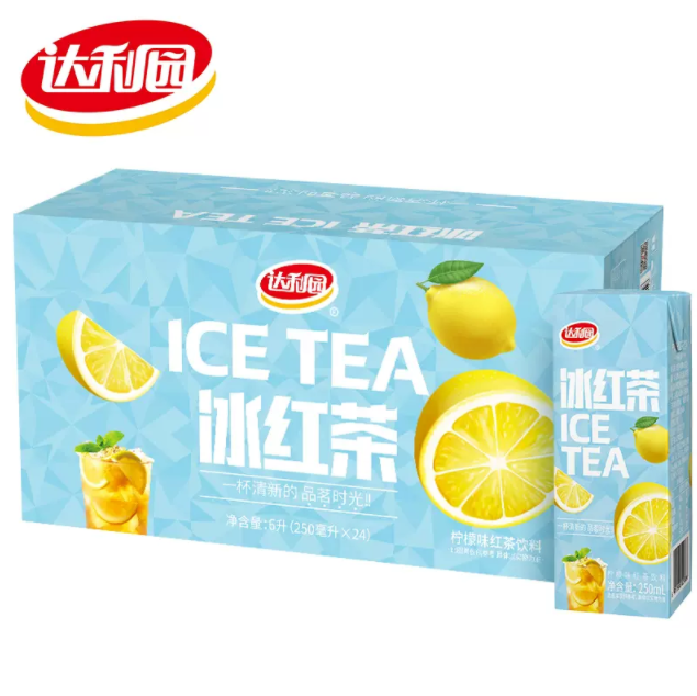 达利园 冰红茶 250ml*24盒25.9元包邮（双重优惠）