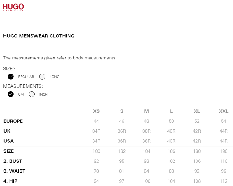HUGO Hugo Boss 雨果·博斯 Evito 男士纯棉修身长袖衬衫50458258新低322.41元（可3件92折）