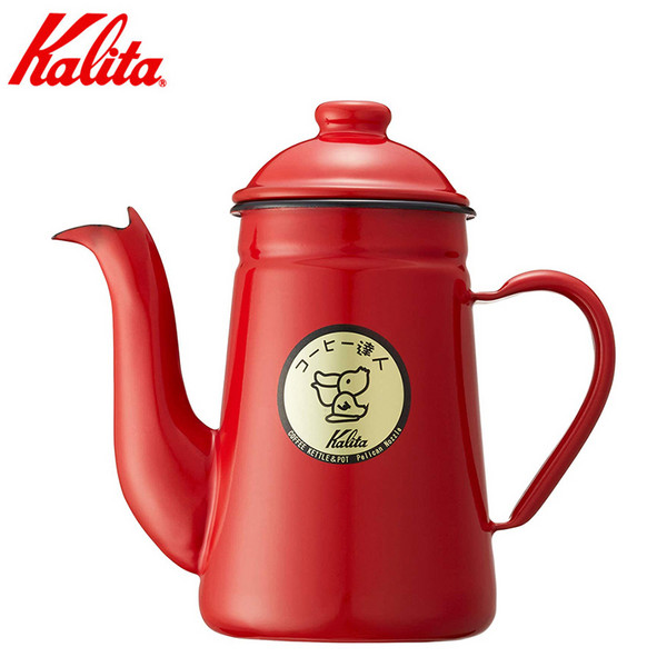 Kalita 卡莉塔 鹤嘴搪瓷珐琅手冲咖啡壶 1L #52123204元