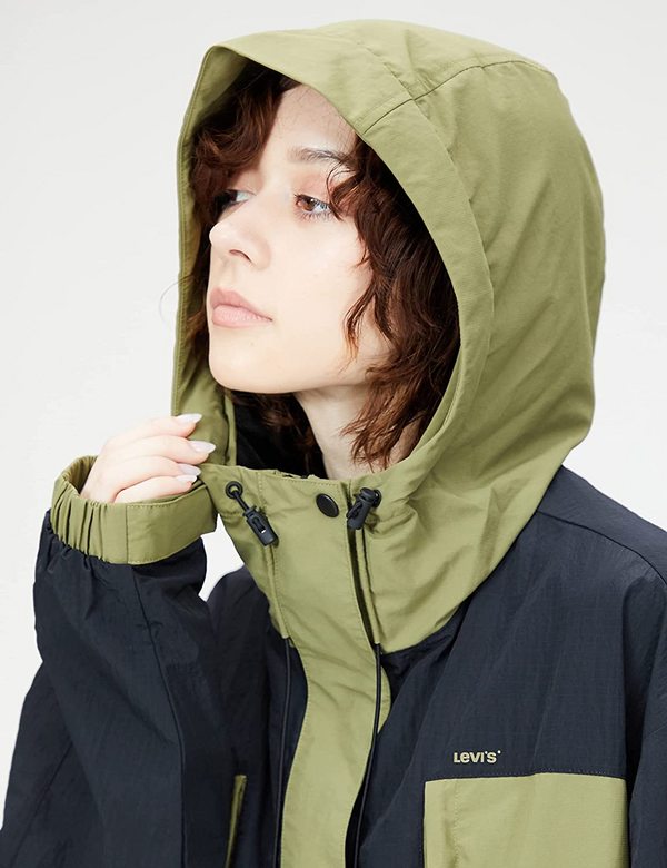 S码，Levi's 李维斯 Harper 女士连帽防风夹克A3245491元