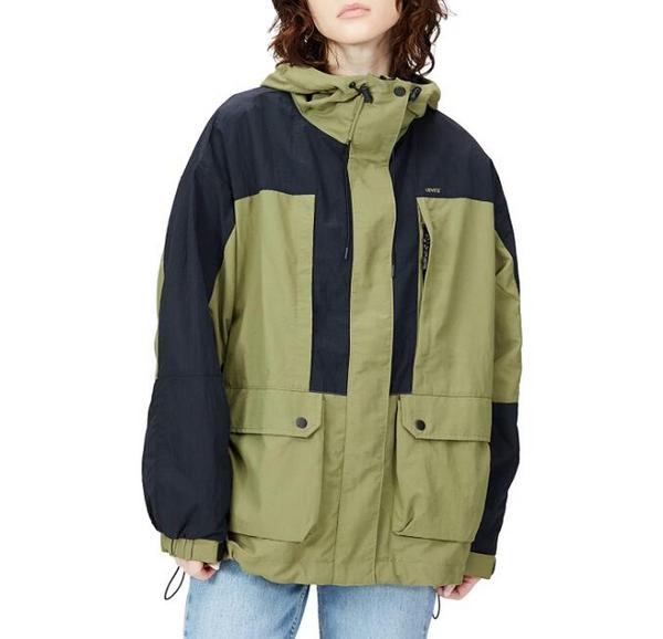 S码，Levi's 李维斯 Harper 女士连帽防风夹克A3245491元