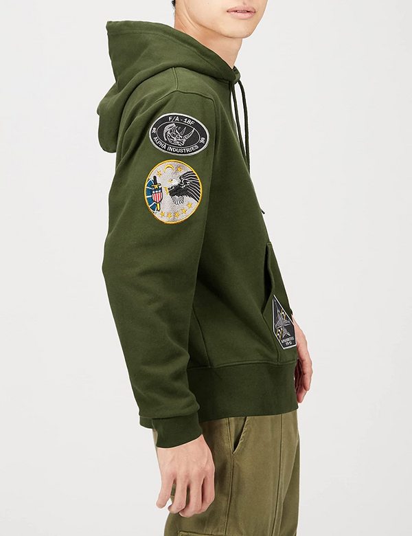 Alpha Industries 阿尔法工业 TC1556-3 男士纯棉连帽卫衣390元（可3件9折）