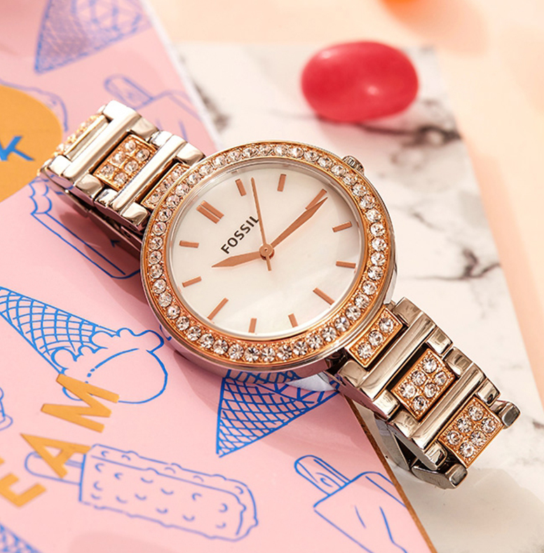 Fossil 化石  满天星系列女士石英手表  BQ3181 3色399元顺丰包邮（需领券）