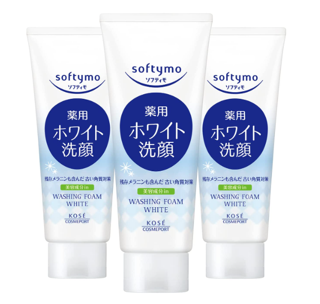 KOSE COSMEPORT 高丝魅宝 softymo 净透卸妆洁面乳 （亮白保湿）150g*3支64.58元