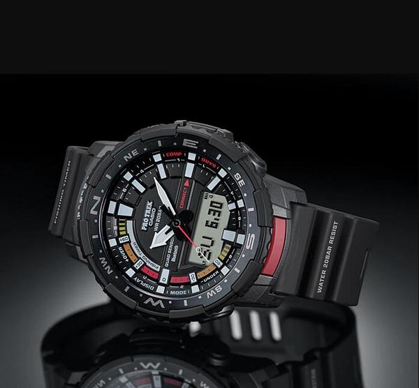 Casio 卡西欧 Pro Trek系列 PRT-B70-2DR 男士四重感应石英手表942元（京东自营1880元）