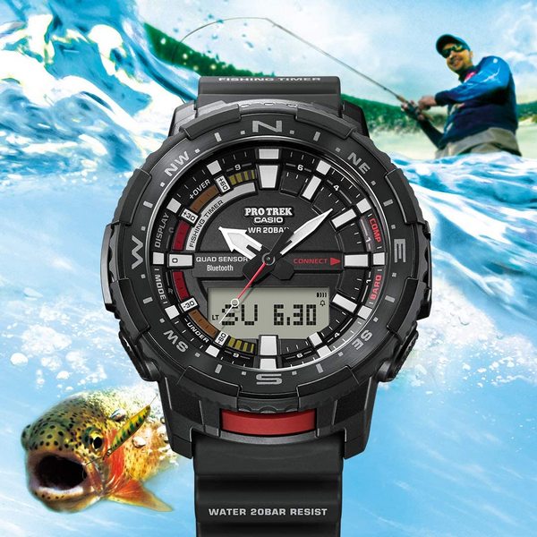 Casio 卡西欧 Pro Trek系列 PRT-B70-2DR 男士四重感应石英手表942元（京东自营1880元）