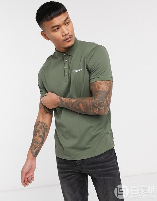A|X Armani Exchange 阿玛尼副牌 男士纯棉Polo衫 8NZF80-Z8H4Z新低207.85元（天猫旗舰店609元）