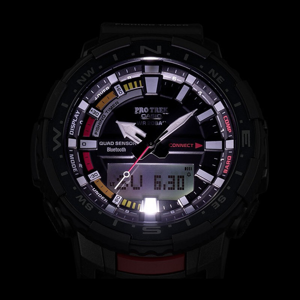 Casio 卡西欧 Pro Trek系列 PRT-B70-2DR 男士四重感应石英手表942元（京东自营1880元）