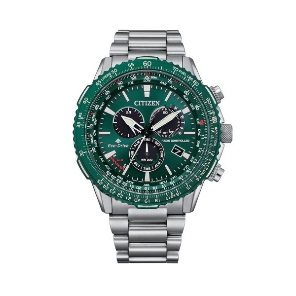 Citizen 西铁城 Promaster Sky系列 CB5004-59W 男士三眼计时光动能五局电波手表2425元（天猫旗舰店折后5530元）