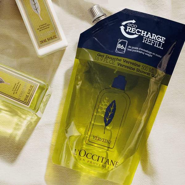 L'Occitane 欧舒丹 马鞭草清新沐浴啫喱500mL 补充装169.75元