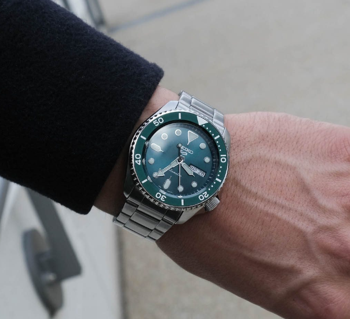 Seiko 精工 5号盾系列 SRPD61K1 男士机械腕表982.51元