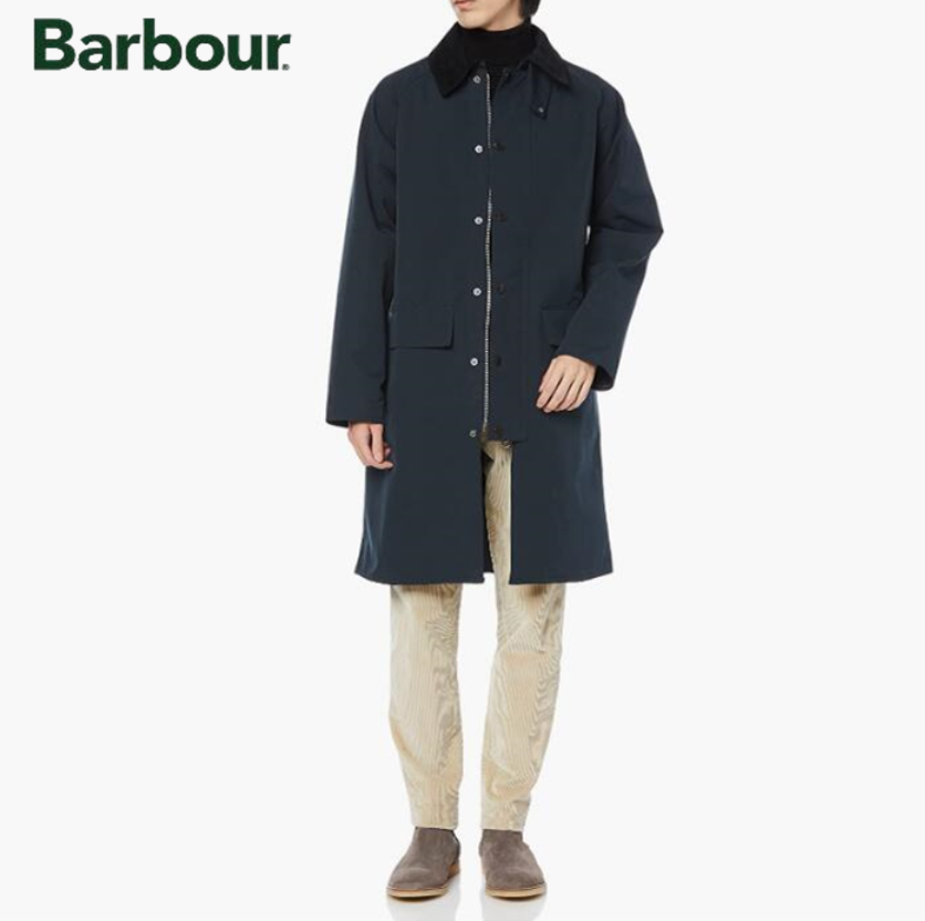 Barbour Burghley 2023春季新款男士无蜡长款格纹里风衣外套 日版 MCA07862013.69元