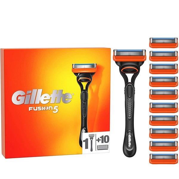 Gillette 吉列 Fusion5 锋隐 手动剃须刀套组（1刀架+11刀头）179.21元（可3件92折）