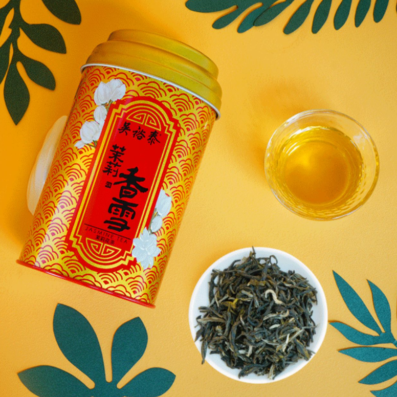 中华老字号，吴裕泰 特种茉莉香雪茉莉花茶 80g*2罐60元包邮（需领券）