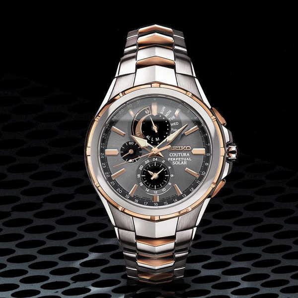 Seiko 精工 Coutura系列 SSC788 男士光动能电波表1875元