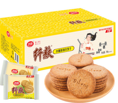 思朗 纤麸 粗粮消化饼干 760g19.9元包邮（需领券）