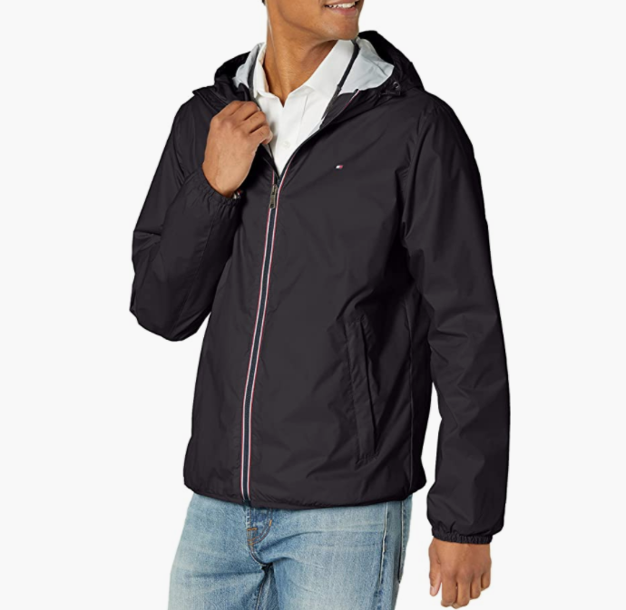 Tommy Hilfiger 汤米·希尔费格 男式轻质连帽防水夹克379.81元