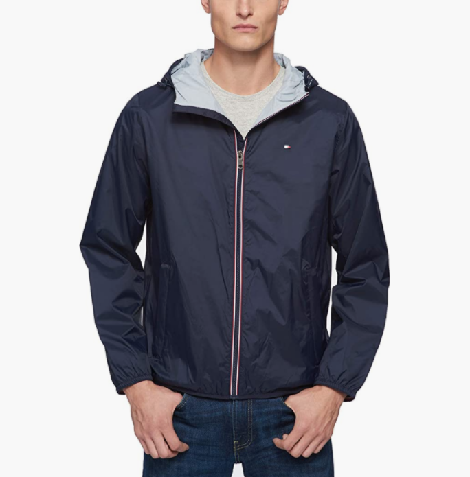 Tommy Hilfiger 汤米·希尔费格 男式轻质连帽防水夹克379.81元