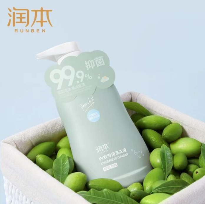 润本 女士专用内衣除菌洗衣液 300ml9.9元包邮（需领券）