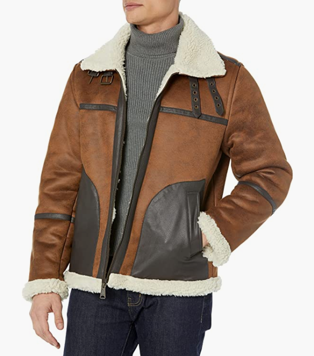 Tommy Hilfiger 汤米·希尔费格 男士人造羊毛飞行员夹克755.86元