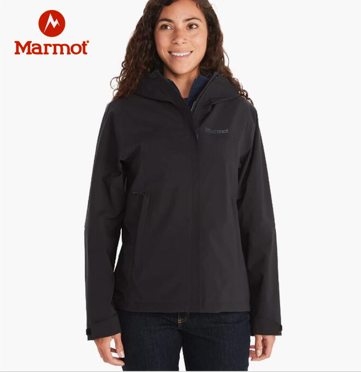 Marmot 土拨鼠 PreCip Eco Pro  女士防水连帽冲锋衣‎ M12389257元
