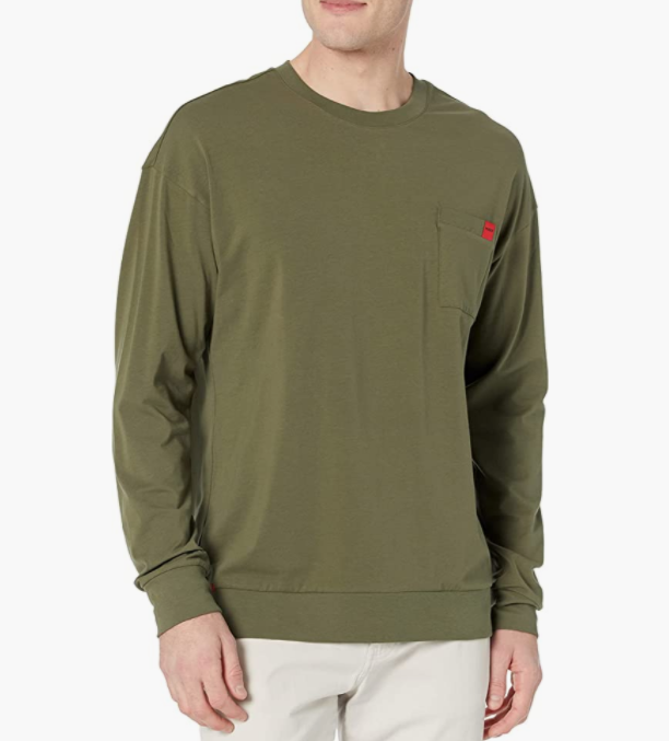Hugo Boss 雨果·博斯 男士圆领混纺运动衫239.22元