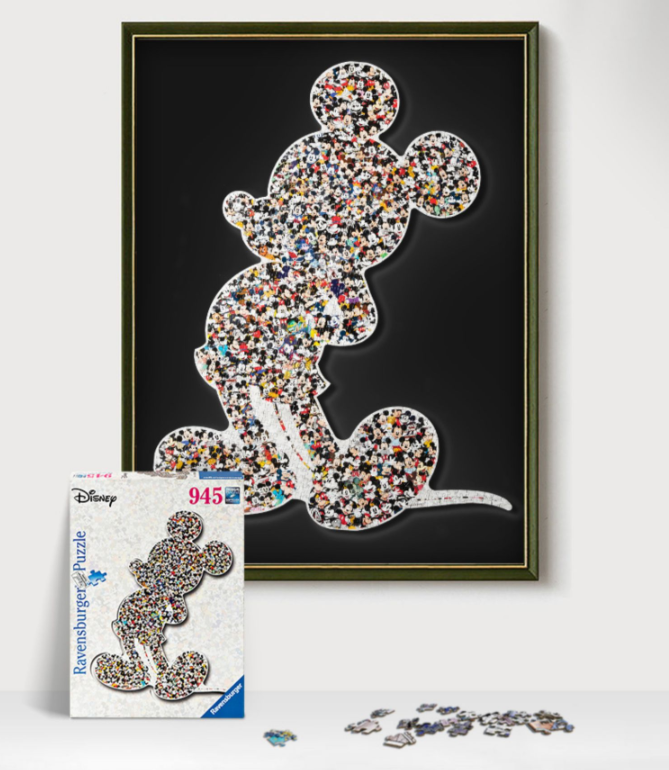 Ravensburger 睿思 米奇造型 拼图 945块196.1元包邮（双重优惠）