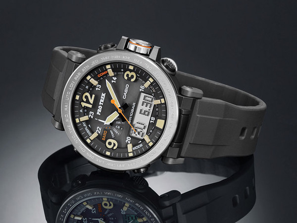 Casio 卡西欧 Pro Trek系列 PRG-600-1CR 男款太阳能手表1182.67元