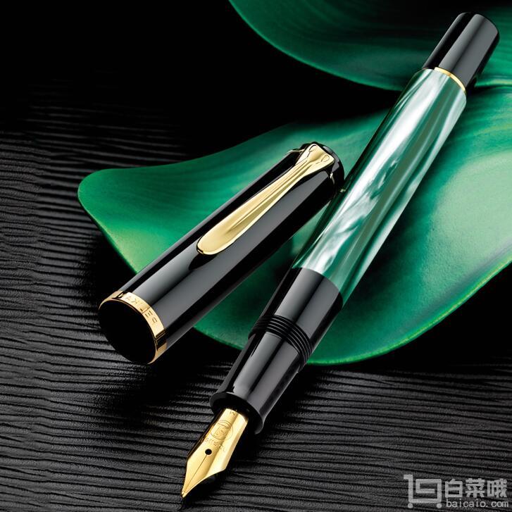 Pelikan 百利金 M200 绿色大理石纹 入门金笔 F尖527.4元（天猫旗舰店1250元）
