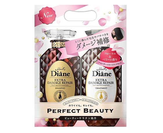 MOIST DIANE 无硅损伤修护摩洛哥精油 洗发露护发素套装 450ml*2瓶69.48元
